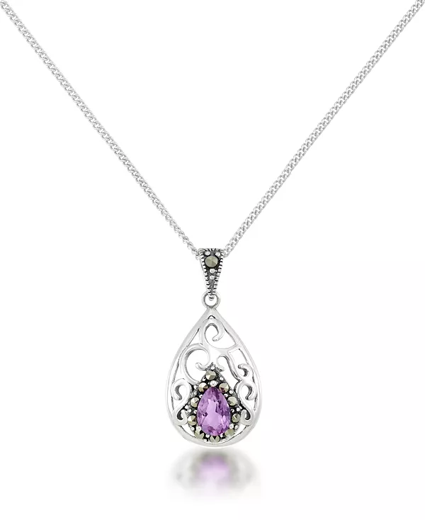 Аметистовый ажурный кулон-капля и цепочка панцирного плетения Macy'S, amethyst
Аметистовый ажурный кулон-капля и цепочка панцирного плетения Macy'S, amethyst