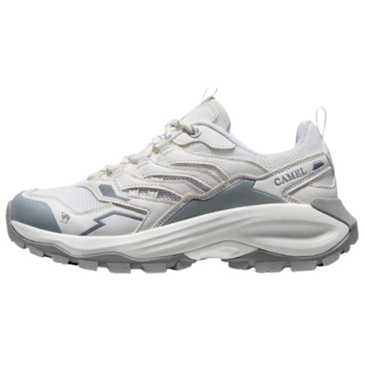 CAMEL Антискользящие износостойкие низкие треккинговые ботинки унисекс бело-серые, цвет White Gray 
CAMEL Антискользящие износостойкие низкие треккинговые ботинки унисекс бело-серые, цвет White Gray