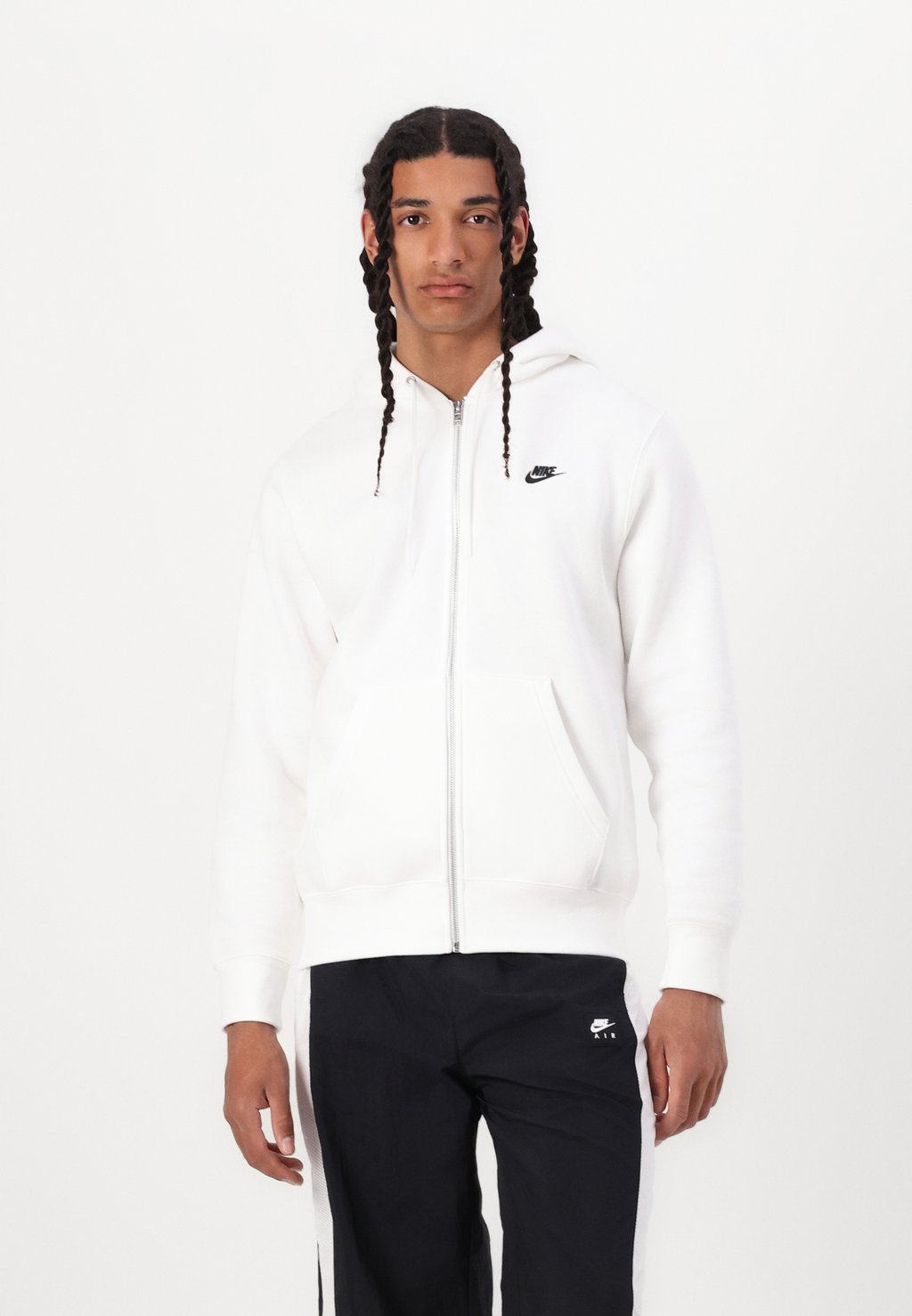 Толстовка на молнии CLUB HOODIE Nike Sportswear, белый 
Толстовка на молнии CLUB HOODIE Nike Sportswear, белый