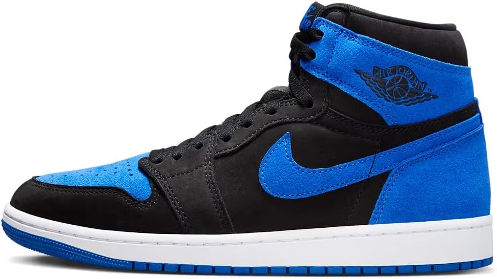 Мужские кроссовки Air Jordan 1 High Nike, белый/черный/синий
Мужские кроссовки Air Jordan 1 High Nike, белый/черный/синий