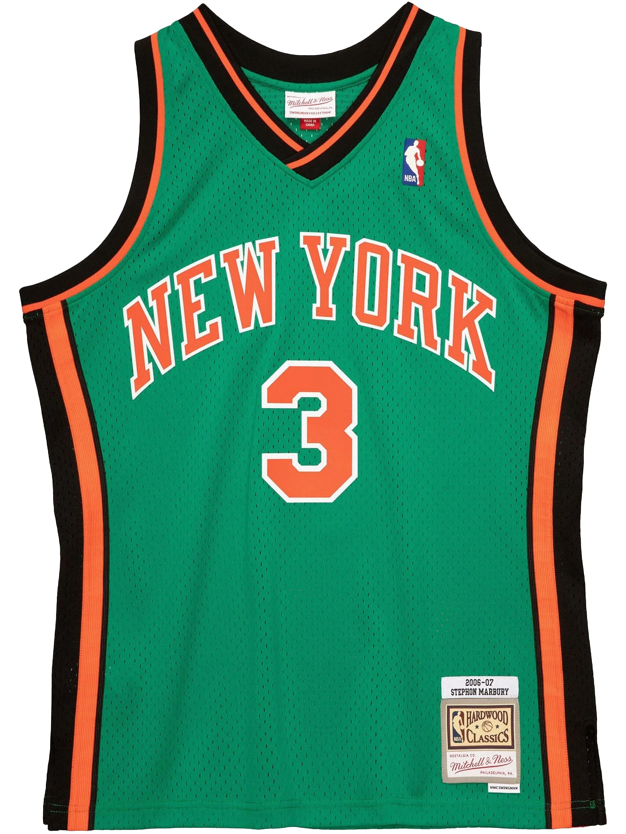 Топ NBA Swingman Knicks 2006 Stephon Marbury Mitchell & Ness, зеленый
Топ NBA Swingman Knicks 2006 Stephon Marbury Mitchell & Ness, зеленый