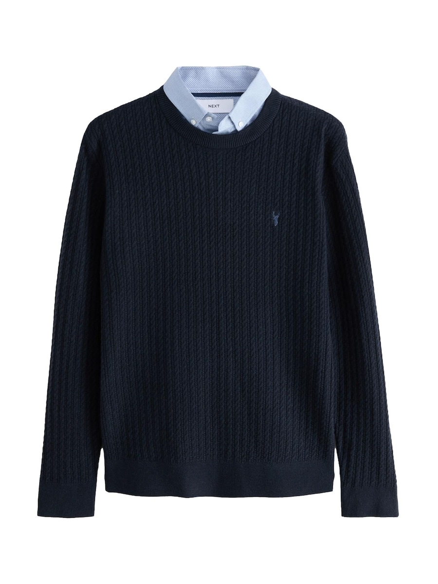Свитер Next, темно-синий/темно-синий/светло-голубой
Свитер Next, темно-синий/темно-синий/светло-голубой