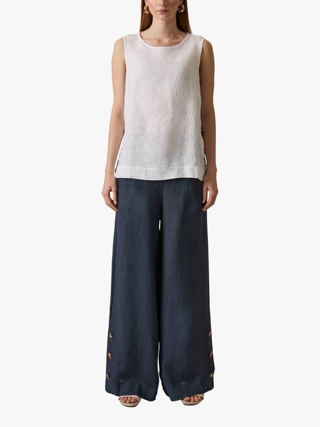 Льняная блузка с пуговицами James Lakeland, White
Льняная блузка с пуговицами James Lakeland, White