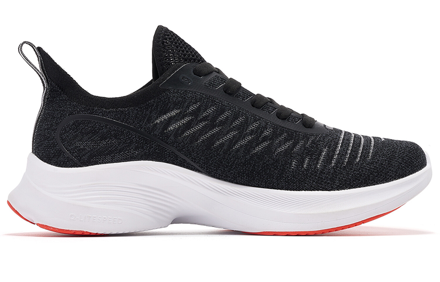 Кроссовки мужские низкие черный/белый/оранжевый Qiaodan
Кроссовки мужские низкие черный/белый/оранжевый Qiaodan