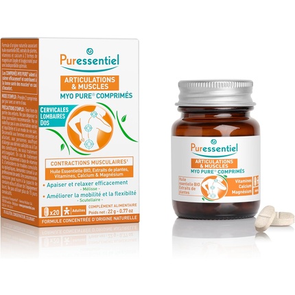 Суставы и мышцы Таблетки Myo Pure Puressentiel
Суставы и мышцы Таблетки Myo Pure Puressentiel