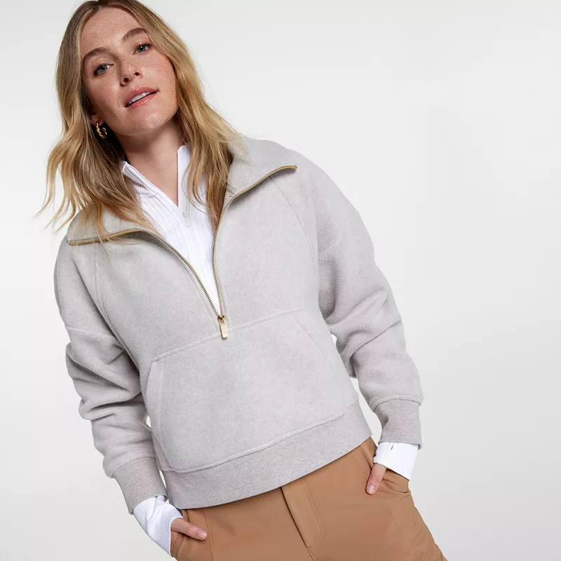 Женский мягкий пуловер CALIA на молнии 1/4 с аквалангом, цвет Dark Grey Heather Plush
Женский мягкий пуловер CALIA на молнии 1/4 с аквалангом, цвет Dark Grey Heather Plush