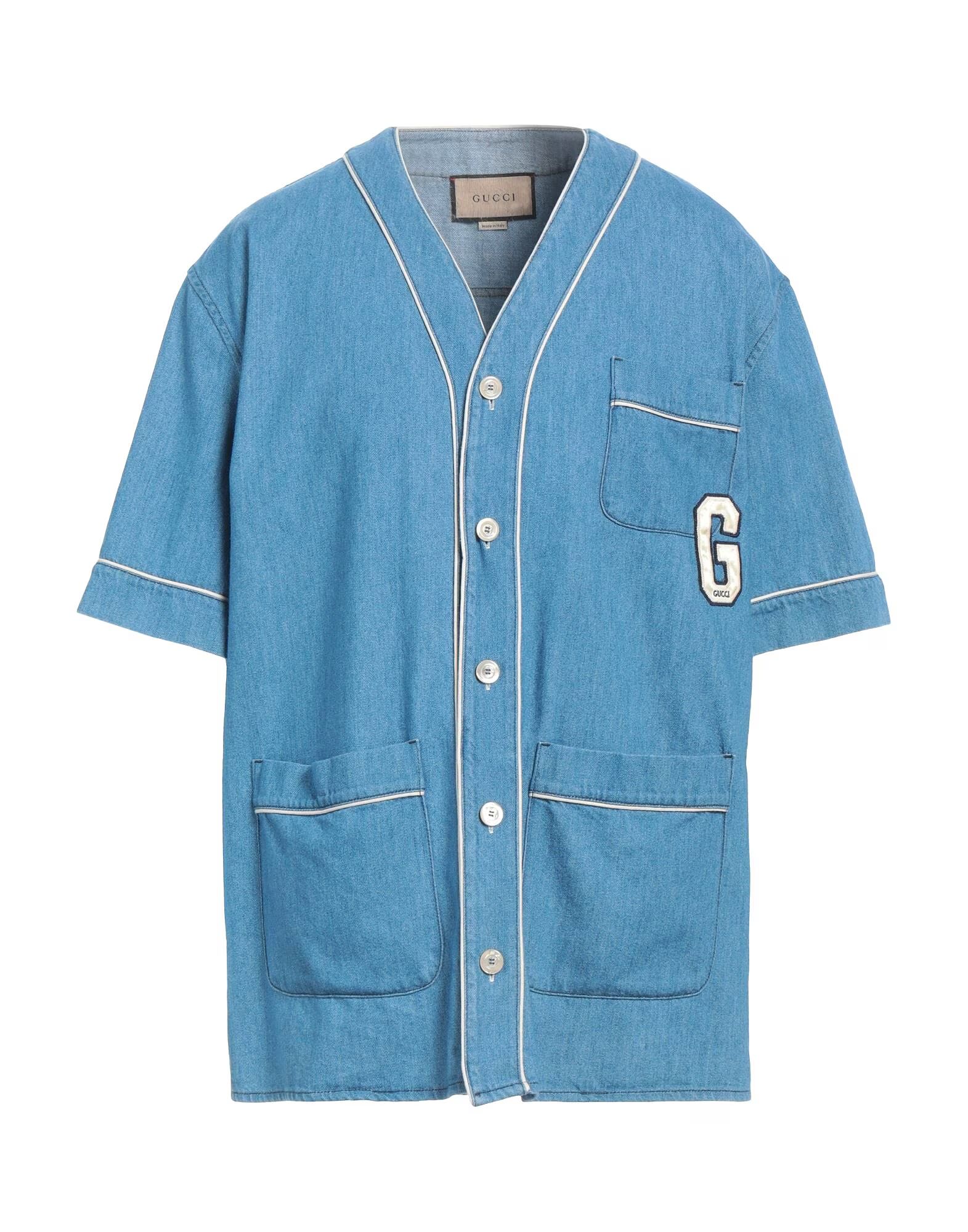 Джинсовая рубашка Gucci, синий
Джинсовая рубашка Gucci, синий