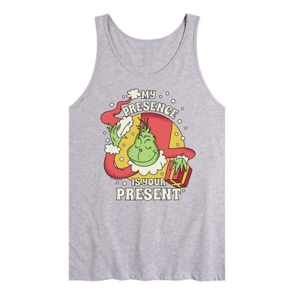 Мужская майка с графическим принтом «Доктор Сьюз Гринч» Licensed Character, серый
Мужская майка с графическим принтом «Доктор Сьюз Гринч» Licensed Character, серый