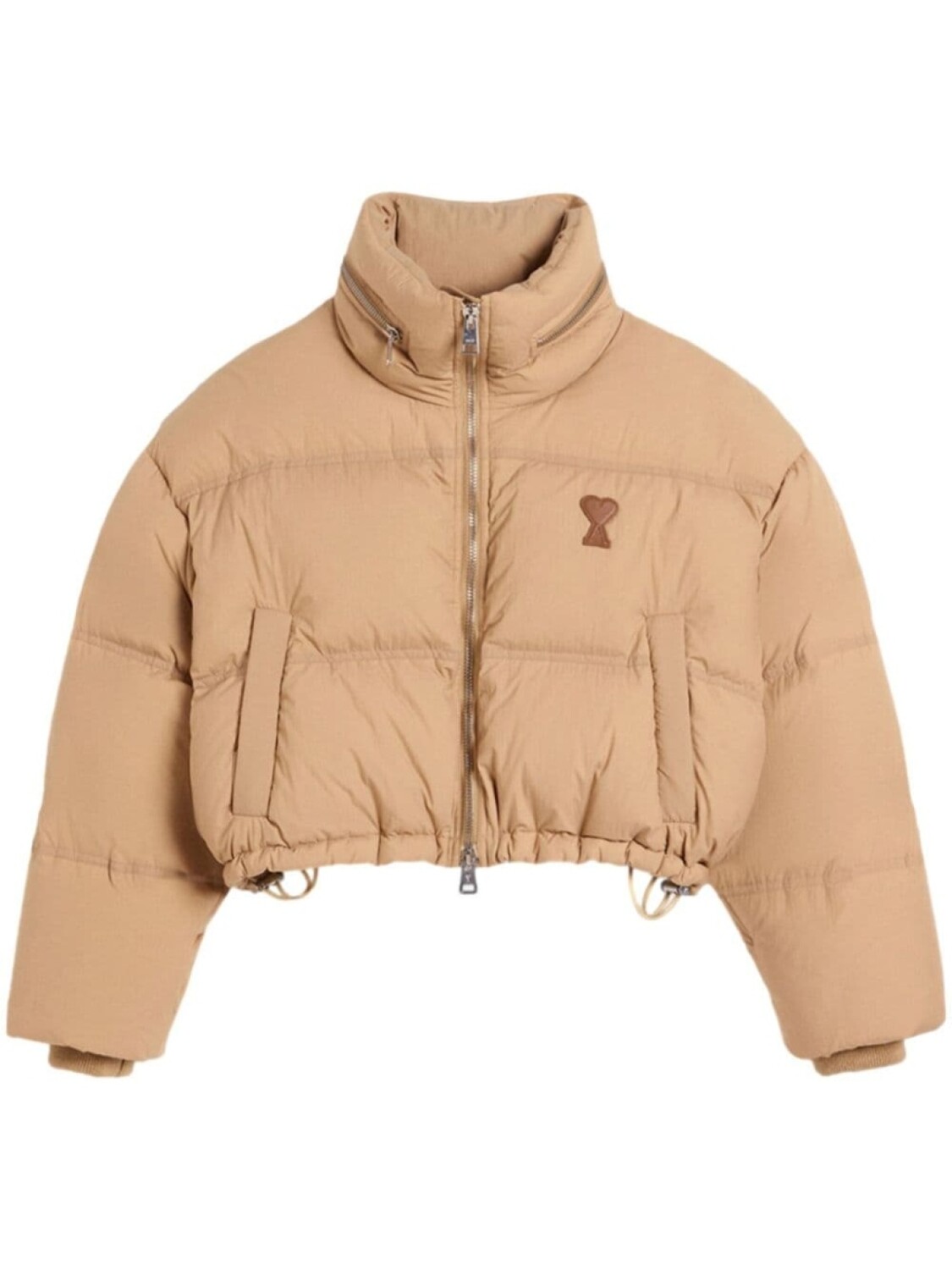 AMI Paris пуховик с логотипом, серый
AMI Paris пуховик с логотипом, серый