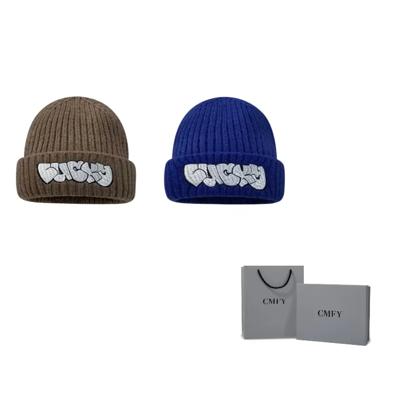 CMFY Унисекс шапка бини, Brown+Royal Blue 
CMFY Унисекс шапка бини, Brown+Royal Blue