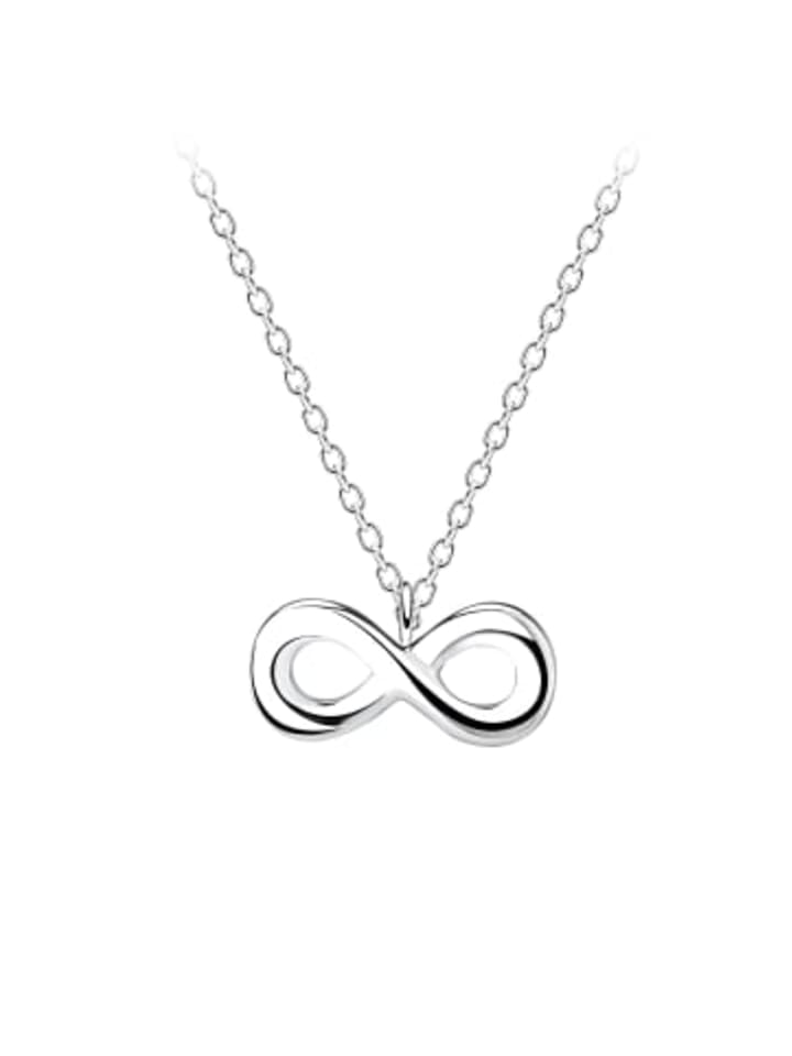 Alexander York Колье с подвеской в виде символа бесконечности из серебра 925 пробы, комплект из двух серебряных элементов
Alexander York Колье с подвеской в виде символа бесконечности из серебра 925 пробы, комплект из двух серебряных элементов