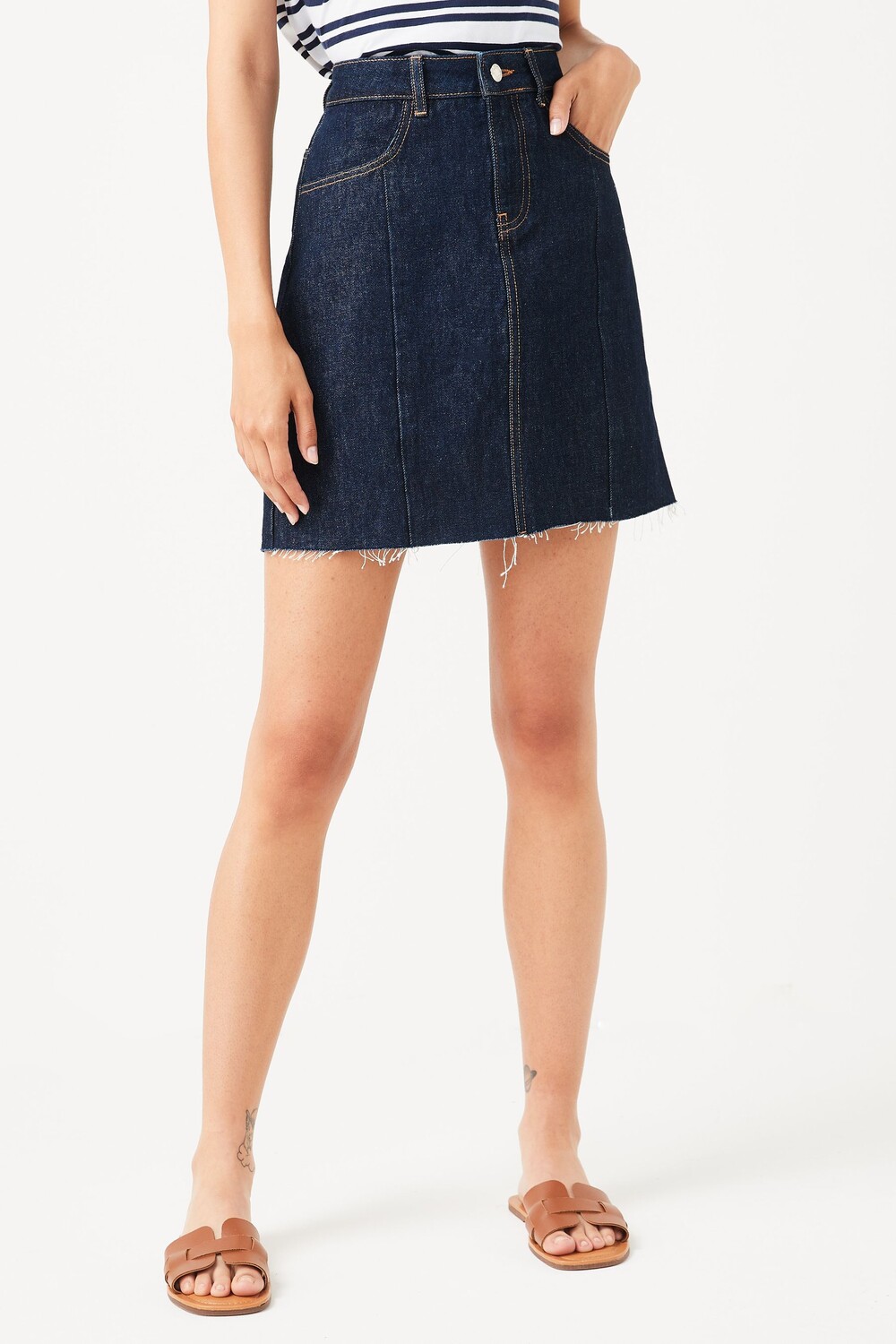 Джинсовая мини-юбка Next, синий 
Джинсовая мини-юбка Next, синий