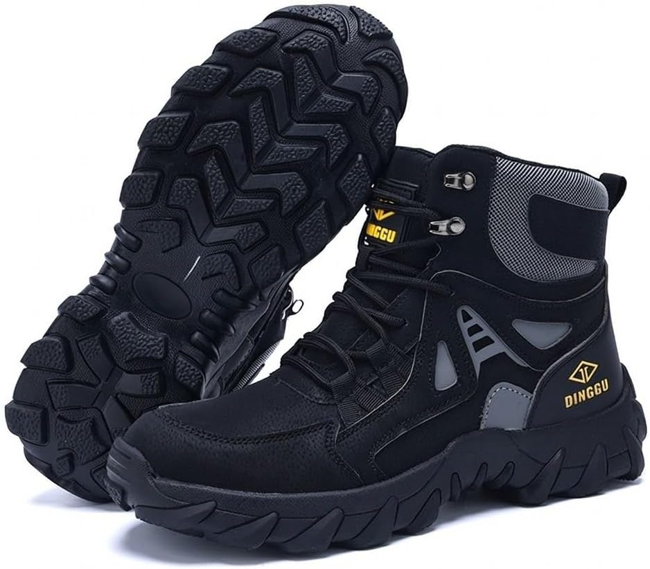 Мужские защитные ботинки FLOWERGIRR с стальным носком, высокой голенью, противопробежной стойкостью, кевларовым усилением, широким носком, обувь из кожи и текстиля с резиновой подошвой, в нескольких цветах, размеры США
Мужские защитные ботинки FLOWERGIRR с стальным носком, высокой голенью, противопробежной стойкостью, кевларовым усилением, широким носком, обувь из кожи и текстиля с резиновой подошвой, в нескольких цветах, размеры США