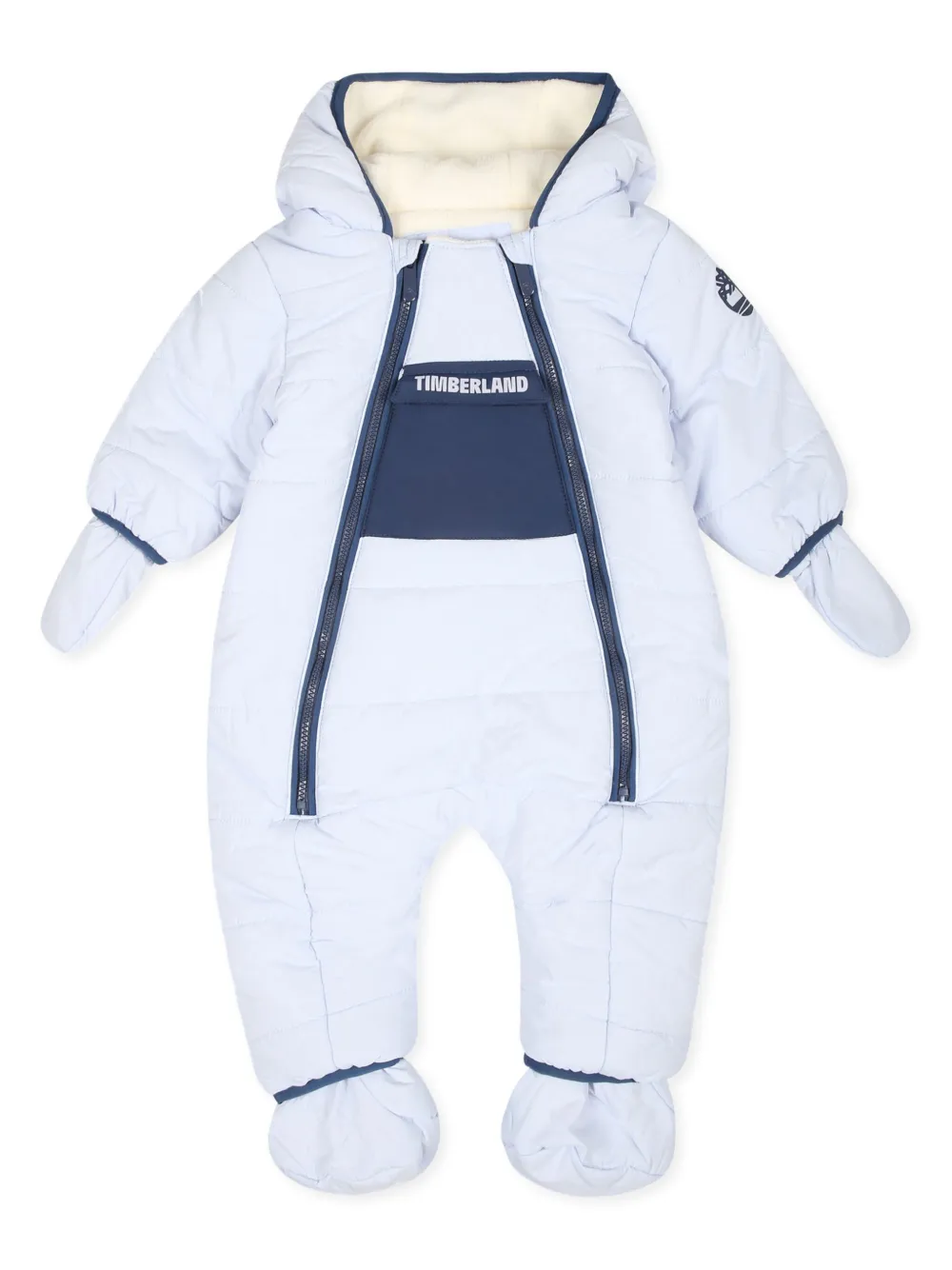 Зимний комбинезон с логотипом Timberland Kids, синий 
Зимний комбинезон с логотипом Timberland Kids, синий