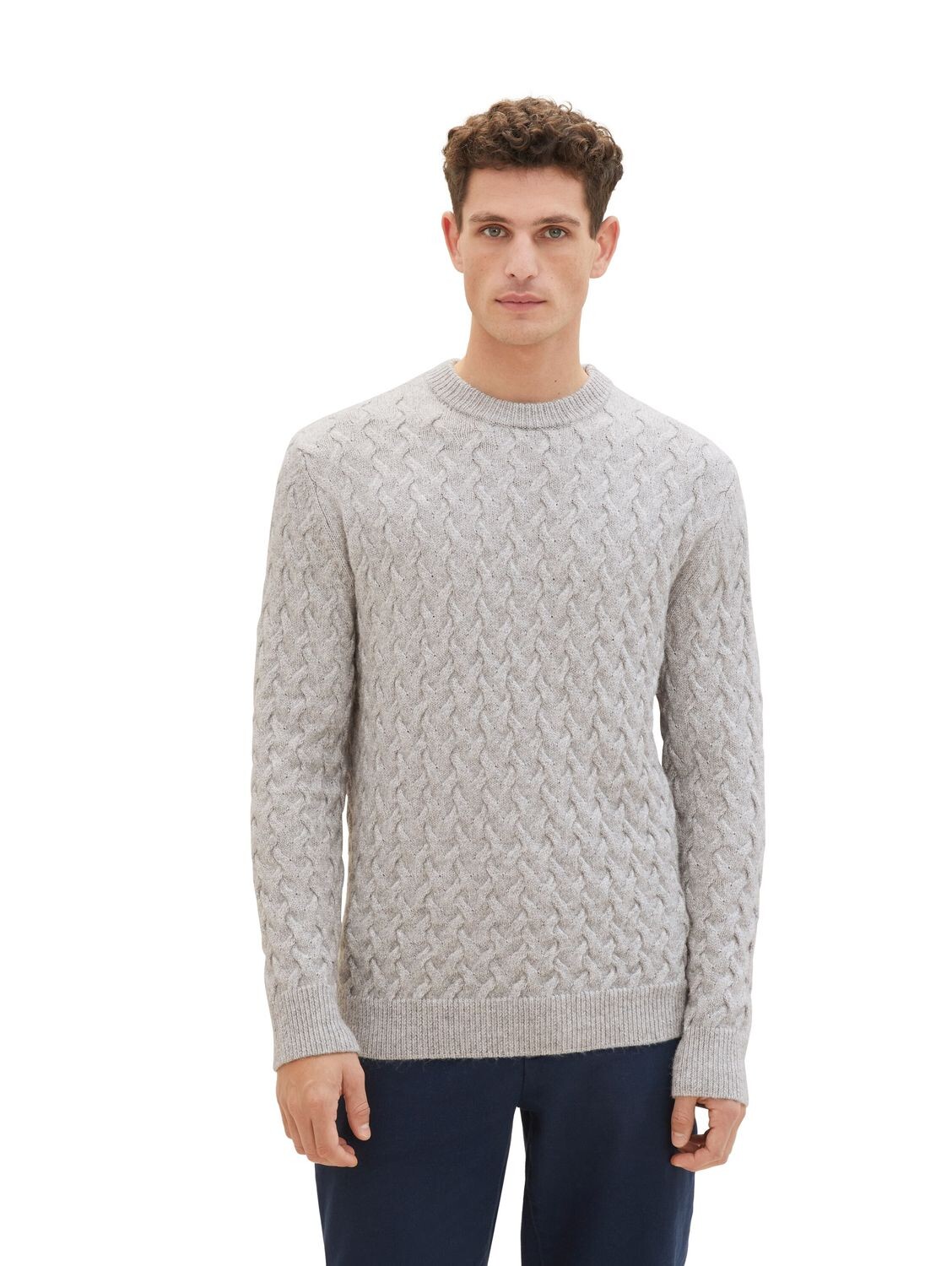 Пуловер Tom Tailor COSY CABLE KNIT, серый
Пуловер Tom Tailor COSY CABLE KNIT, серый