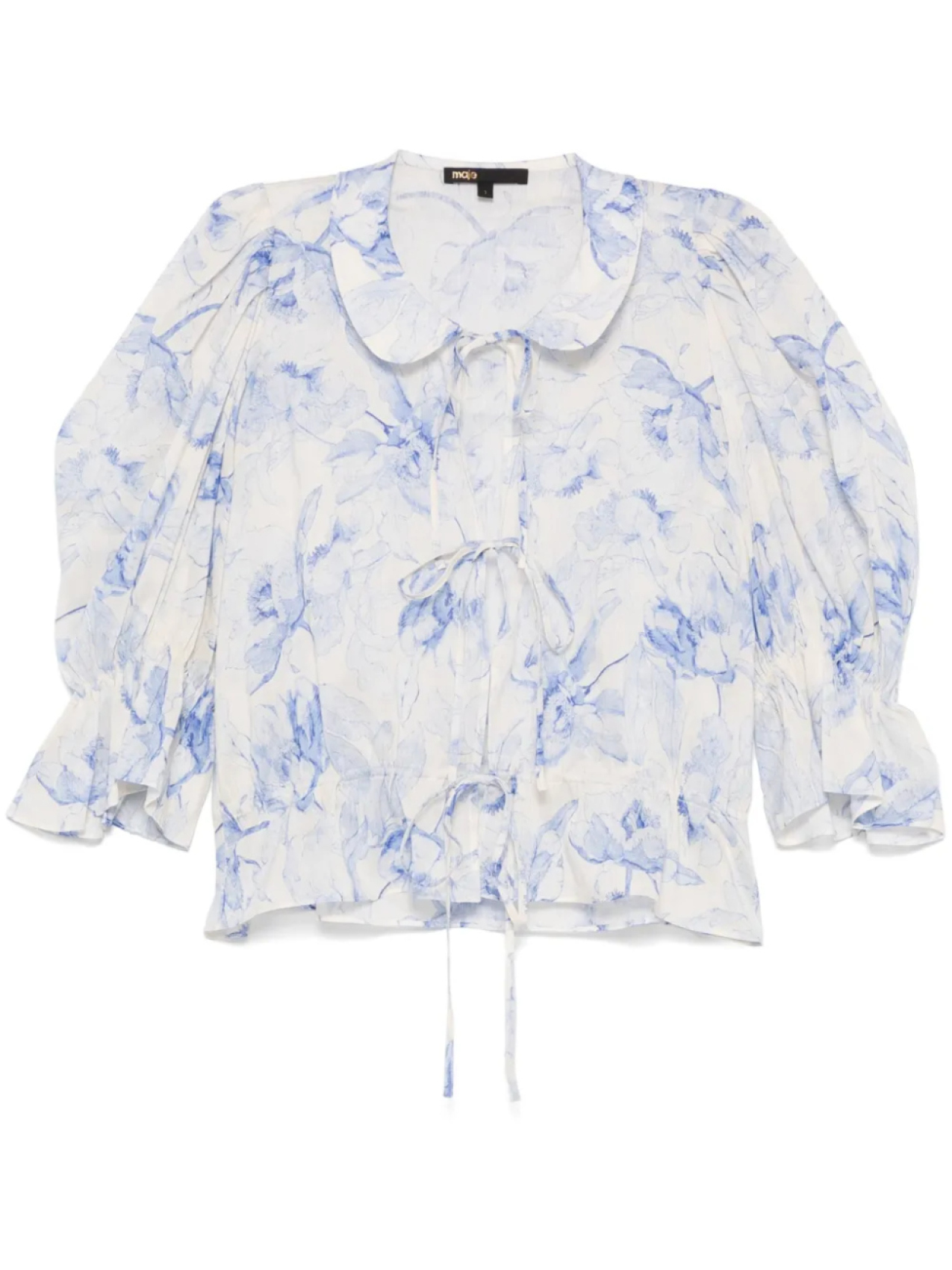 Maje блузка с цветочным принтом, синий
Maje блузка с цветочным принтом, синий