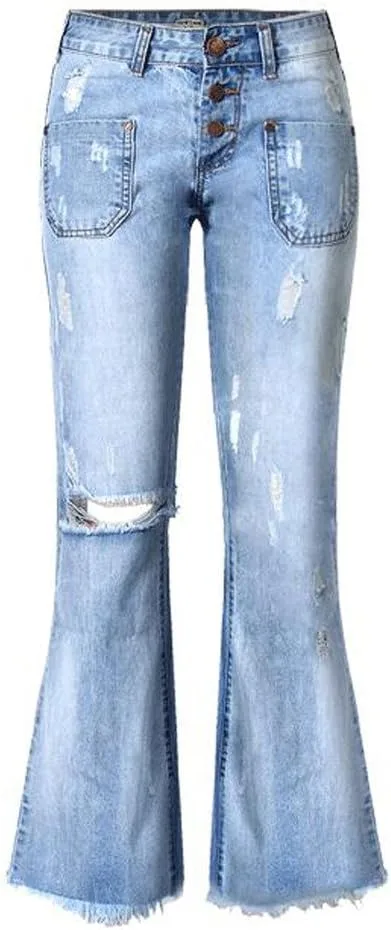 Sunfan женские джинсы boot cut с бахромой и низкой посадкой
Sunfan женские джинсы boot cut с бахромой и низкой посадкой