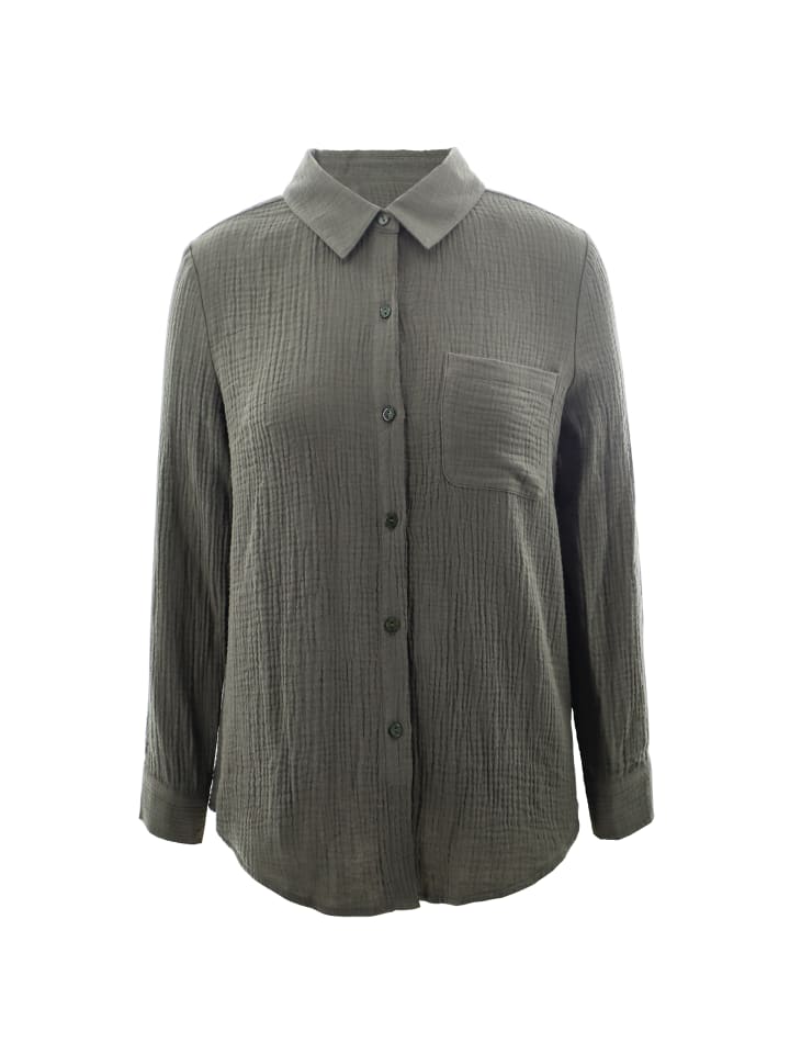 Aiki Keylook Рубашка-блузка в свободном стиле цвета хаки
Aiki Keylook Рубашка-блузка в свободном стиле цвета хаки