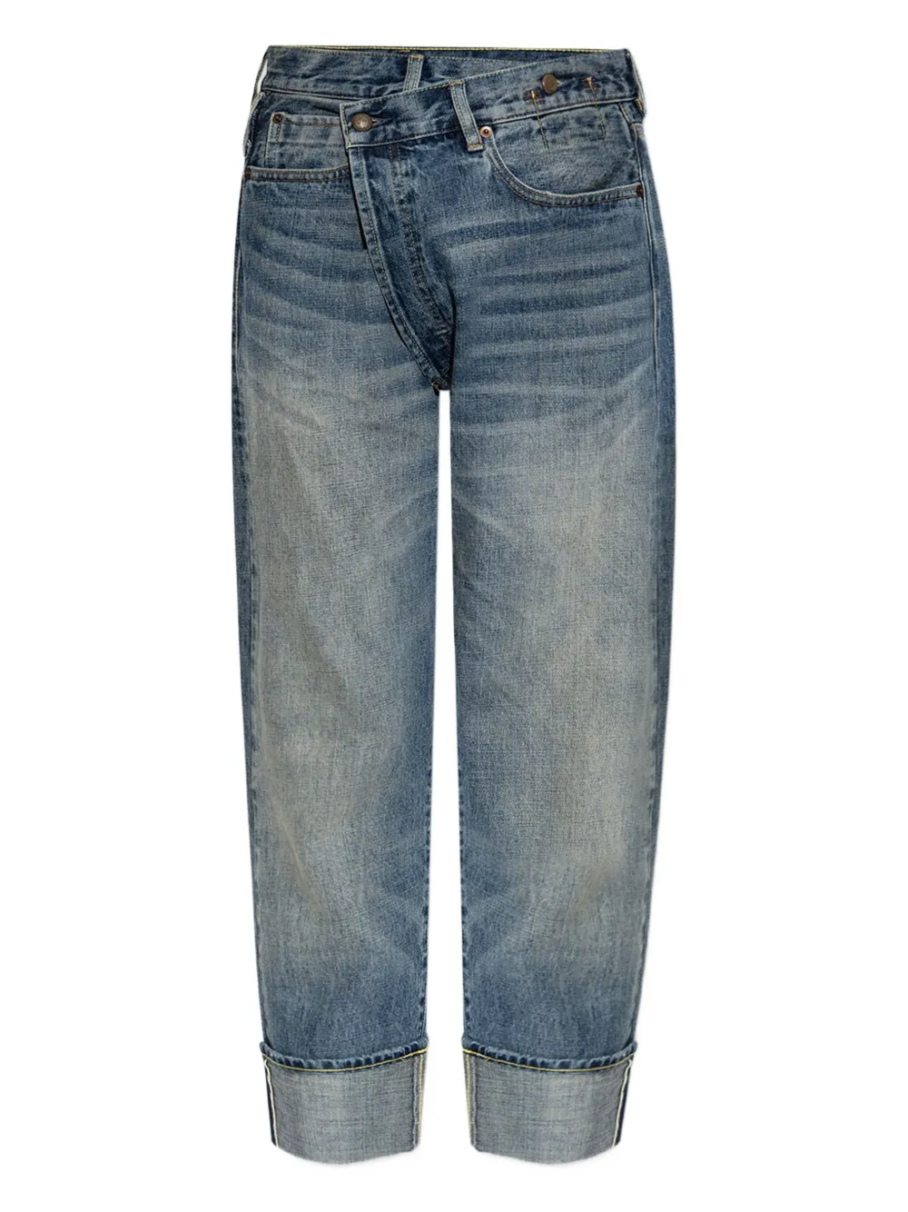 Джинсы с перекрещивающейся талией R13, синий
Джинсы с перекрещивающейся талией R13, синий