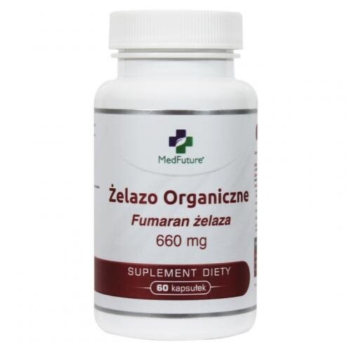 Биологически активная добавка MedFuture Organic Iron Фумарат железа, 60 капсул
Биологически активная добавка MedFuture Organic Iron Фумарат железа, 60 капсул