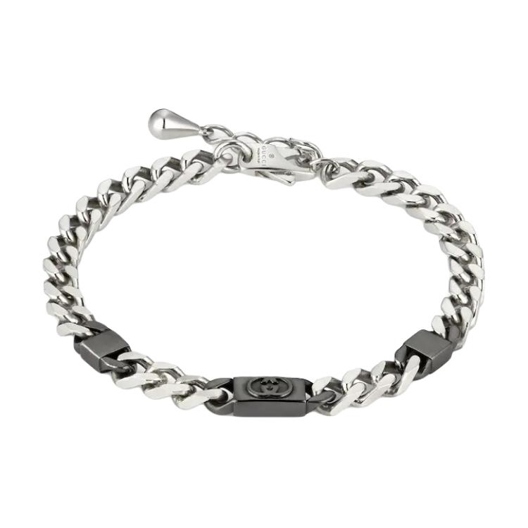 Браслеты из стерлингового серебра 925 пробы для мужчин, темный рутений GUCCI, Dark Ruthenium
Браслеты из стерлингового серебра 925 пробы для мужчин, темный рутений GUCCI, Dark Ruthenium