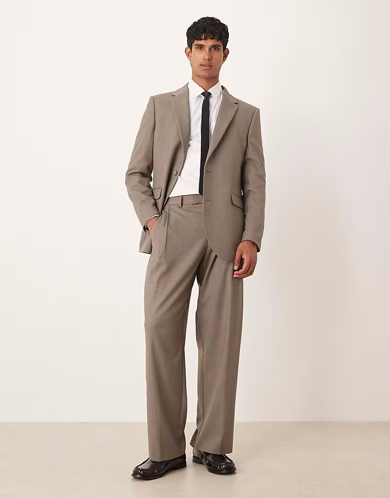 Широкие брюки из зеленого твила Asos Design
Широкие брюки из зеленого твила Asos Design