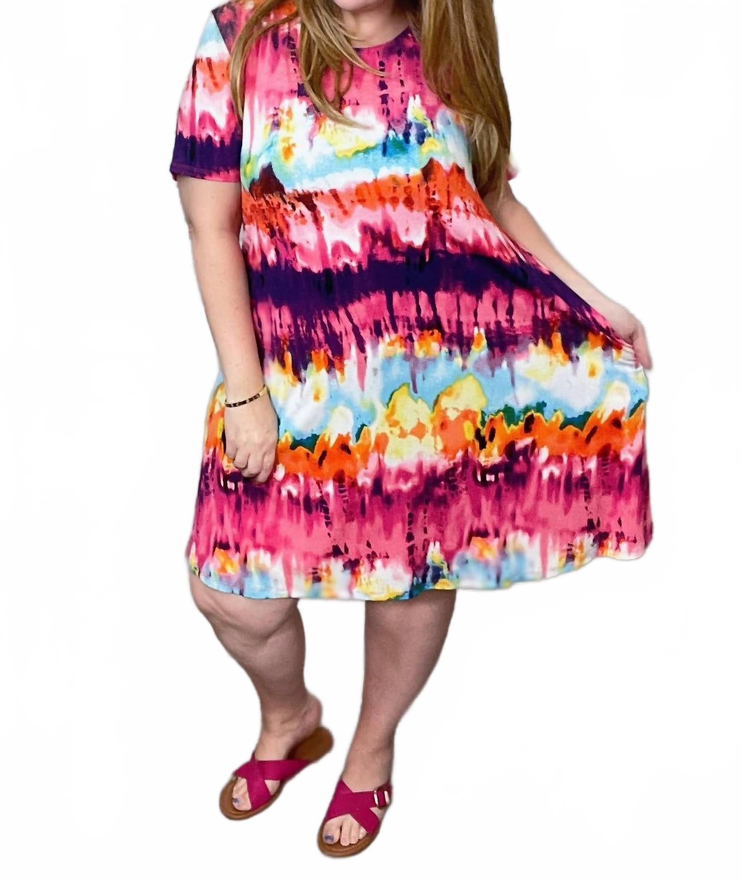 Платье Cancun Swing с карманами в акварельной расцветке HEIMISH USA, Watercolor
Платье Cancun Swing с карманами в акварельной расцветке HEIMISH USA, Watercolor