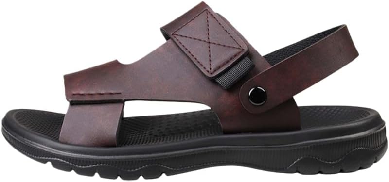 Мужские большие кожаные удобные двухповседневные тапочки, противоскользящие пляжные сандалии для прогулки, для отдыха и повседневной ношения Clolinde, коричневый
Мужские большие кожаные удобные двухповседневные тапочки, противоскользящие пляжные сандалии для прогулки, для отдыха и повседневной ношения Clolinde, коричневый