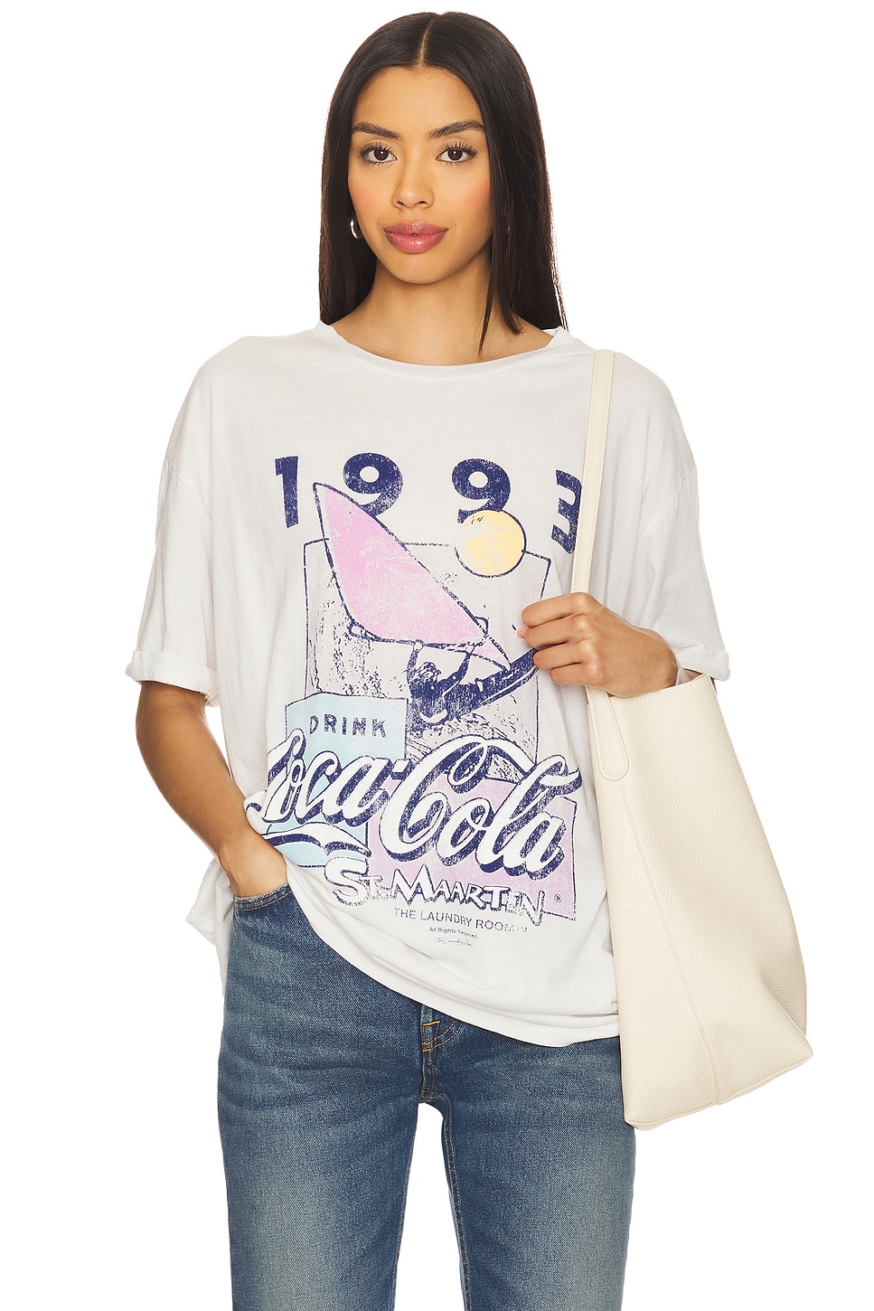 Oversized футболка с принтом "St maarten coke" от The Laundry Room, bone
Oversized футболка с принтом "St maarten coke" от The Laundry Room, bone