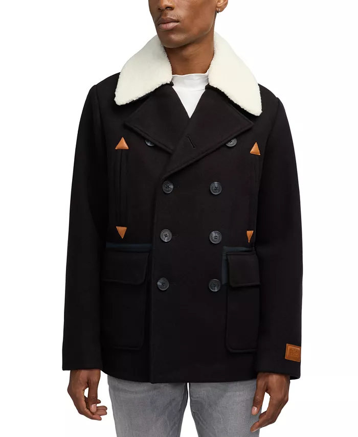 Мужское двубортное пальто Izak со съемным воротником из флиса SCOTCH & SODA, черный
Мужское двубортное пальто Izak со съемным воротником из флиса SCOTCH & SODA, черный