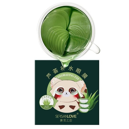 Гидрогелевые патчи для глаз с гиалуроновой кислотой и натуральными экстрактами Алоэ, 60 шт. SersanLove
Гидрогелевые патчи для глаз с гиалуроновой кислотой и натуральными экстрактами Алоэ, 60 шт. SersanLove