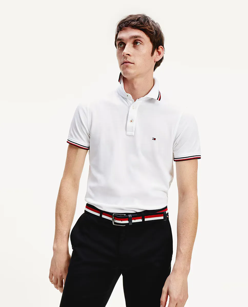 Мужская белая рубашка-поло в стиле фэнтези с короткими рукавами Tommy Hilfiger, белый
Мужская белая рубашка-поло в стиле фэнтези с короткими рукавами Tommy Hilfiger, белый