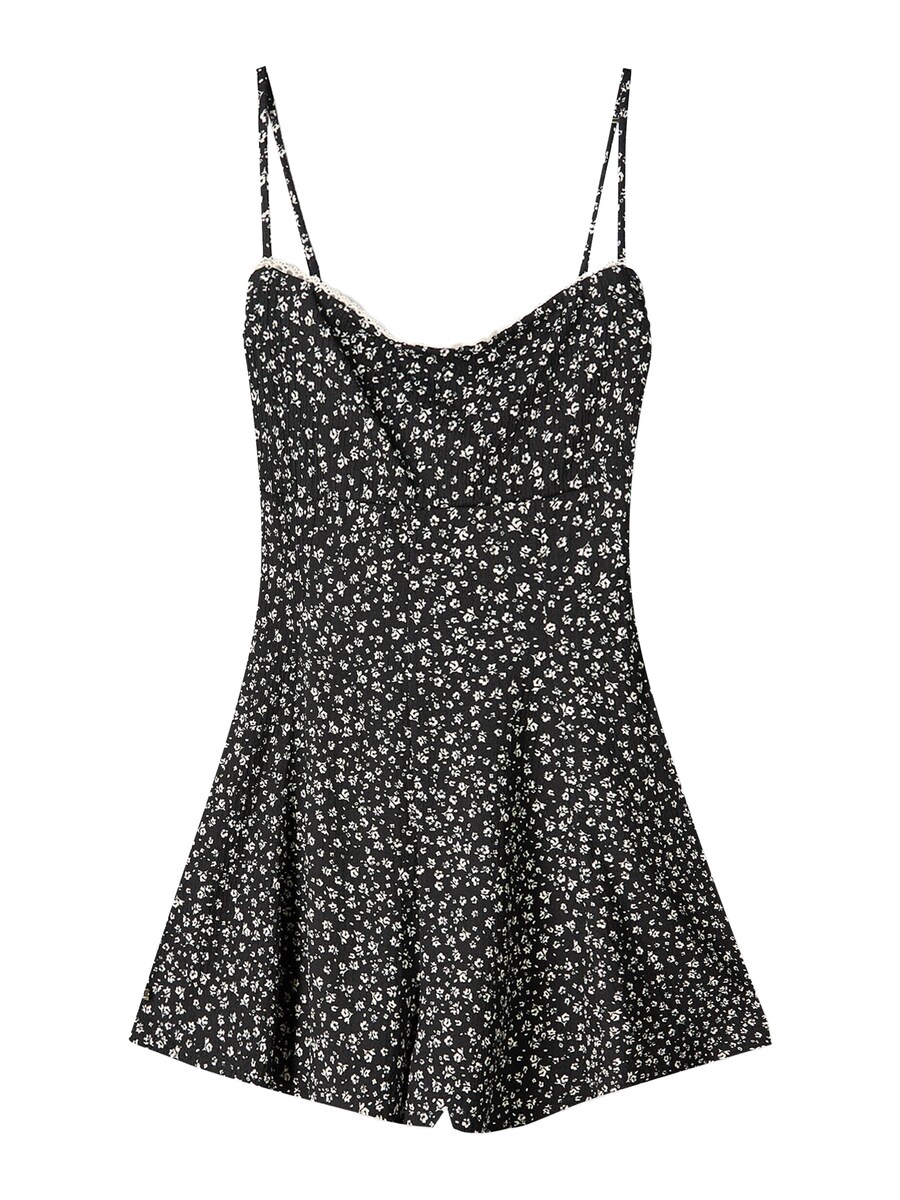 Комбинезон Bershka, черный
Комбинезон Bershka, черный