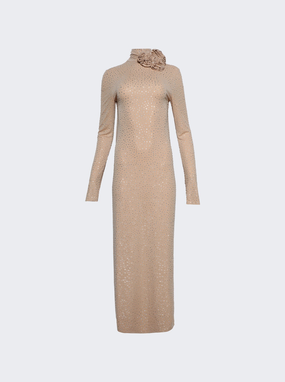 Платье с открытой спиной, украшенное кристаллами Magda Butrym, бежевый
Платье с открытой спиной, украшенное кристаллами Magda Butrym, бежевый