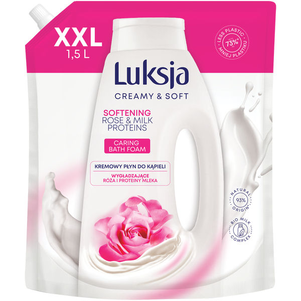 Кремообразная жидкость для ванны, 1500 мл Luksja Creamy&Soft
Кремообразная жидкость для ванны, 1500 мл Luksja Creamy&Soft
