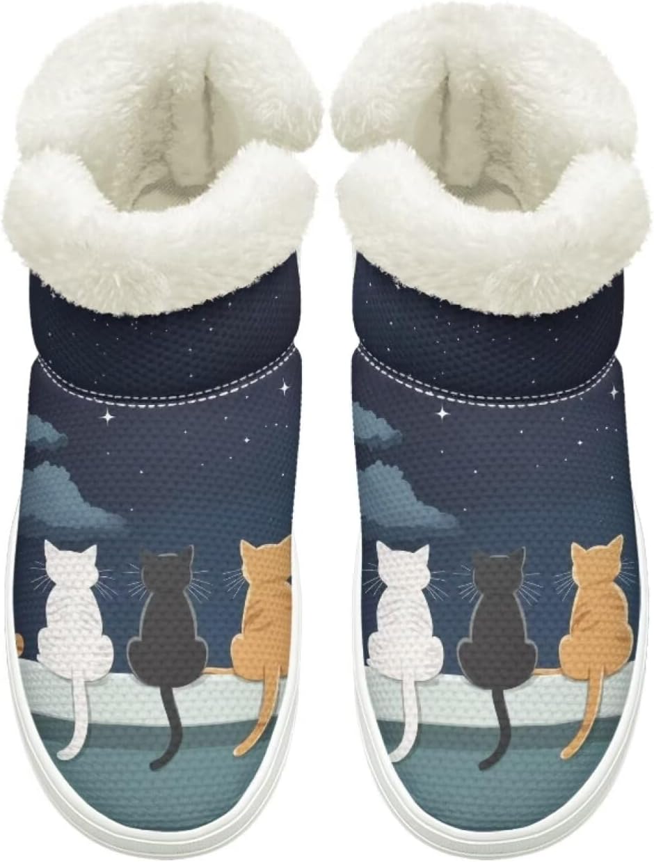 Зимние Ботинки на Легком Надевании для Женщин и Мужчин с Эластичной Липучкой у Щиколотки, Пушистые Снежные Ботинки с Меховой Подкладкой, Удобные, Нескользящая Подошва Cugasmaru, Cats
Зимние Ботинки на Легком Надевании для Женщин и Мужчин с Эластичной Липучкой у Щиколотки, Пушистые Снежные Ботинки с Меховой Подкладкой, Удобные, Нескользящая Подошва Cugasmaru, Cats