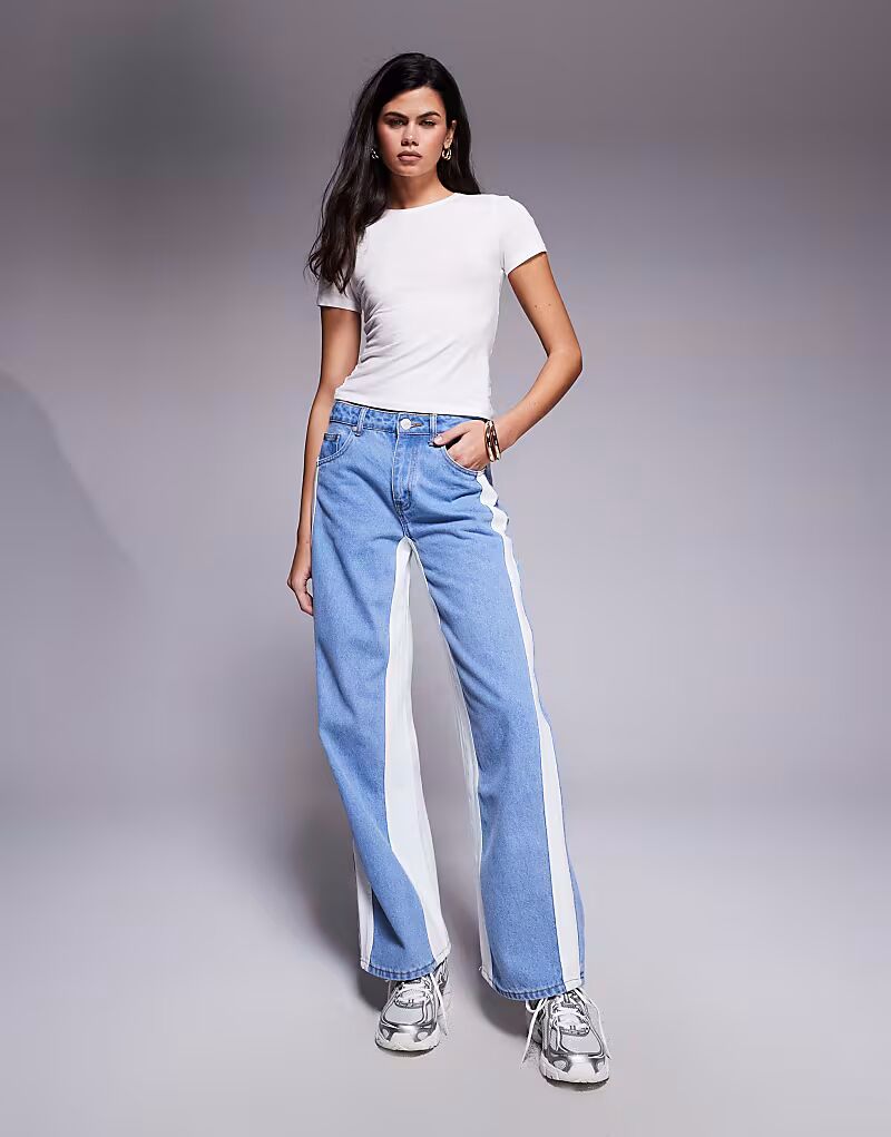 Джинсы-багги в стиле байкер с контрастной вставкой Liquor N Poker, мультиколор
Джинсы-багги в стиле байкер с контрастной вставкой Liquor N Poker, мультиколор