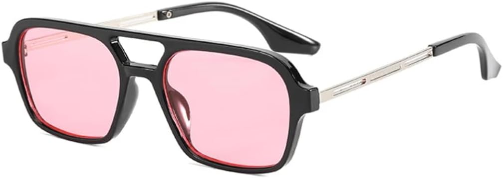 Ретро прямоугольные солнцезащитные очки для женщин, модные, с линзами конфетных цветов, для мужчин, для активного отдыха и вождения, защита от УФ-излучения UV400, квадратные UATXTAU, Black Pink
Ретро прямоугольные солнцезащитные очки для женщин, модные, с линзами конфетных цветов, для мужчин, для активного отдыха и вождения, защита от УФ-излучения UV400, квадратные UATXTAU, Black Pink