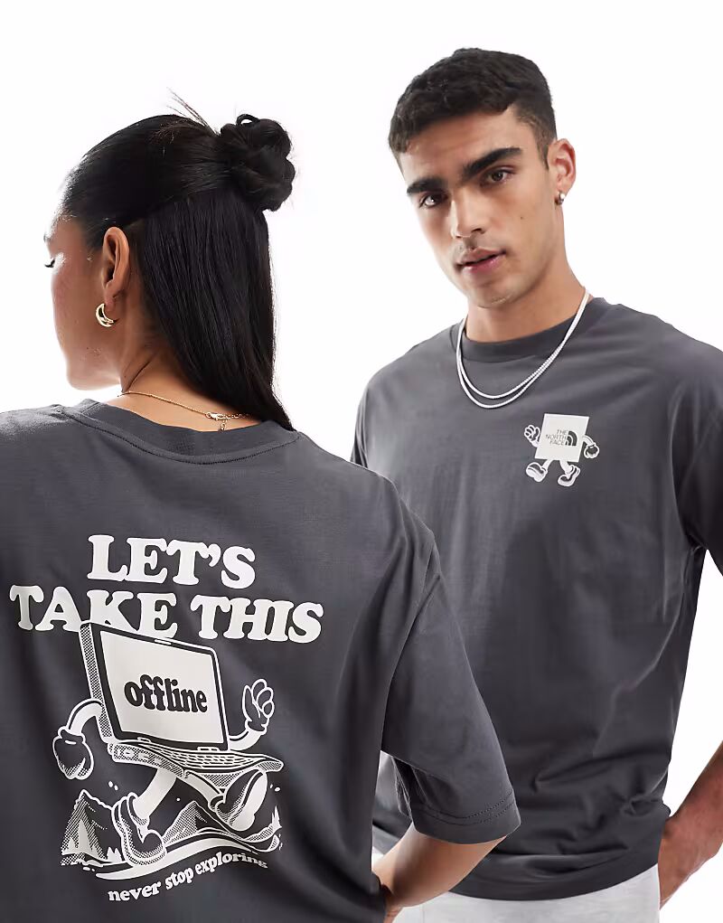 Футболка оверсайз с принтом на спине The North Face Explore серого цвета
Футболка оверсайз с принтом на спине The North Face Explore серого цвета