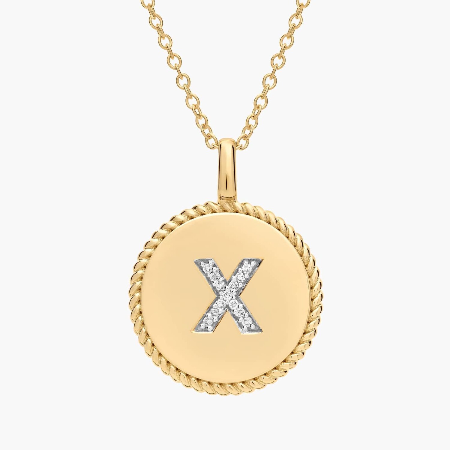 Подвеска с инициалом «Буква X» из желтого золота 14 карат с бриллиантами Blue Nile
Подвеска с инициалом «Буква X» из желтого золота 14 карат с бриллиантами Blue Nile