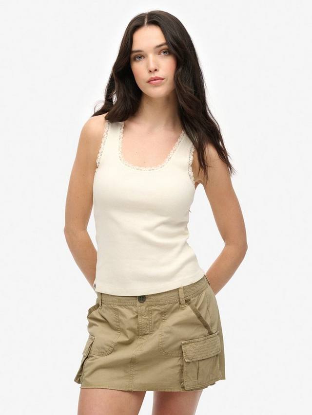 Винтажный жилет с кружевной отделкой Superdry, Off White
Винтажный жилет с кружевной отделкой Superdry, Off White