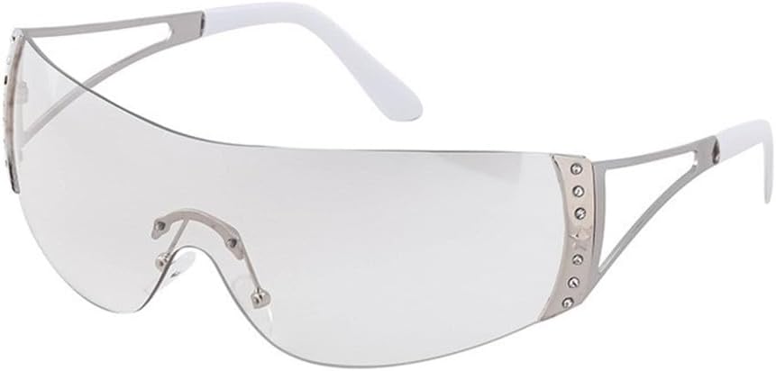 Солнцезащитные очки для женщин в стиле ретро, большие солнцезащитные очки обтекаемой формы, женские солнцезащитные очки без оправы Da Sole Donna generic, C6 Silver White
Солнцезащитные очки для женщин в стиле ретро, большие солнцезащитные очки обтекаемой формы, женские солнцезащитные очки без оправы Da Sole Donna generic, C6 Silver White