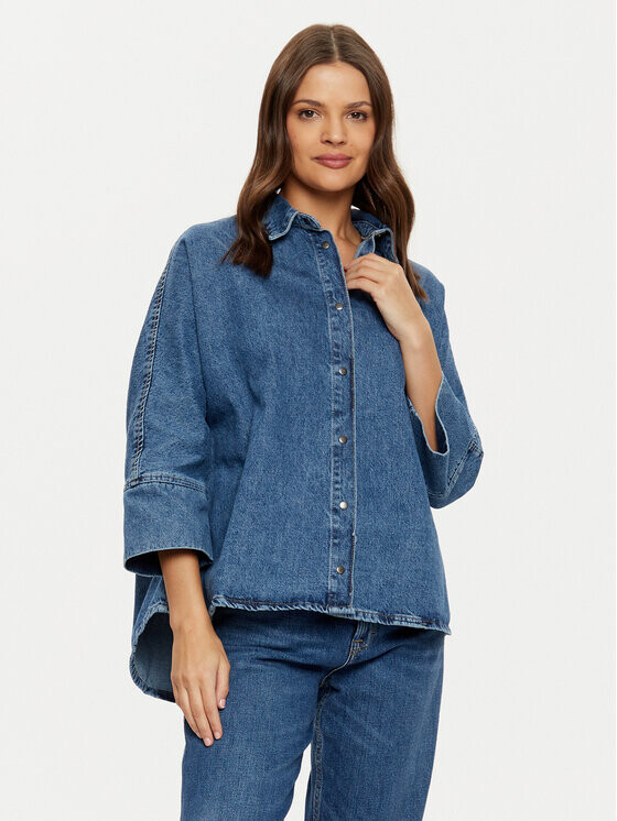 Джинсовая рубашка Only, синий
Джинсовая рубашка Only, синий