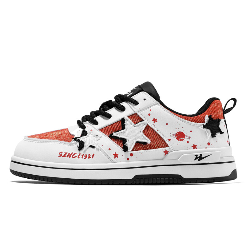 Кеды, обувь для скейтборда унисекс с низким верхом Double Star 88, цвет Black, white, large orange-red
Кеды, обувь для скейтборда унисекс с низким верхом Double Star 88, цвет Black, white, large orange-red
