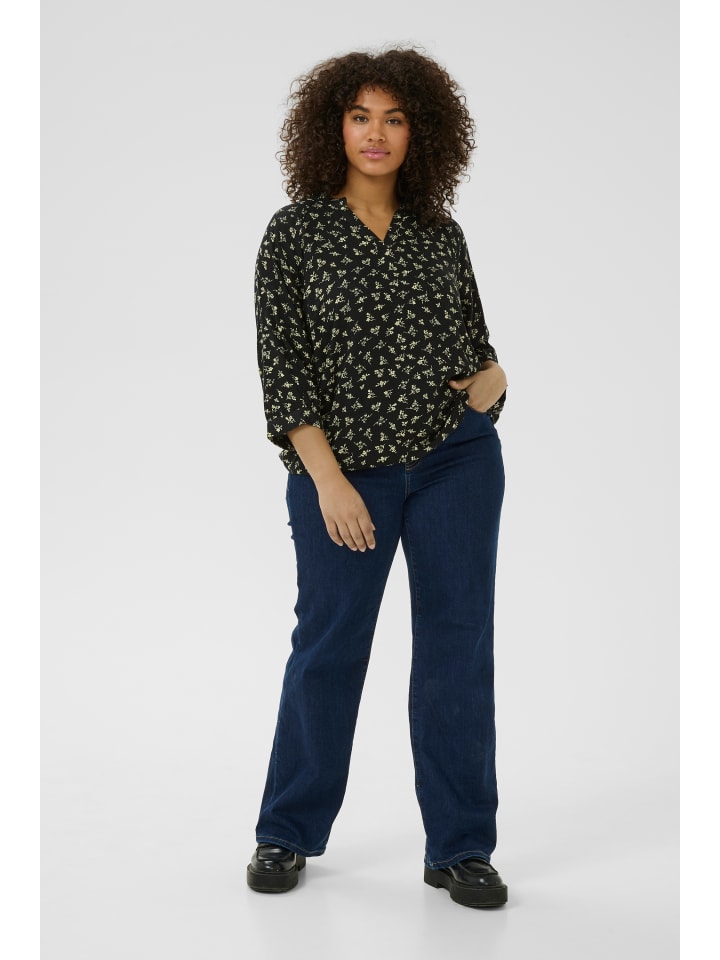 KAFFE curve Блузка с длинными рукавами KCemina свободного кроя, черно-зеленая, цвет "салат" (Ditzy)
KAFFE curve Блузка с длинными рукавами KCemina свободного кроя, черно-зеленая, цвет "салат" (Ditzy)