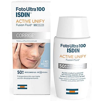 Солнцезащитный крем FotoUltra Active Unify LSF 50+ с защитой от ультрафиолета ISDIN
Солнцезащитный крем FotoUltra Active Unify LSF 50+ с защитой от ультрафиолета ISDIN