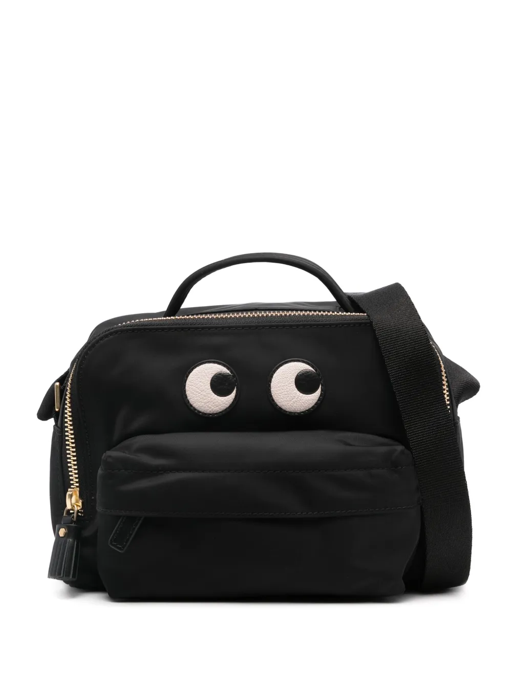 Сумка через плечо с нашивкой Eyes Anya Hindmarch, черный
Сумка через плечо с нашивкой Eyes Anya Hindmarch, черный