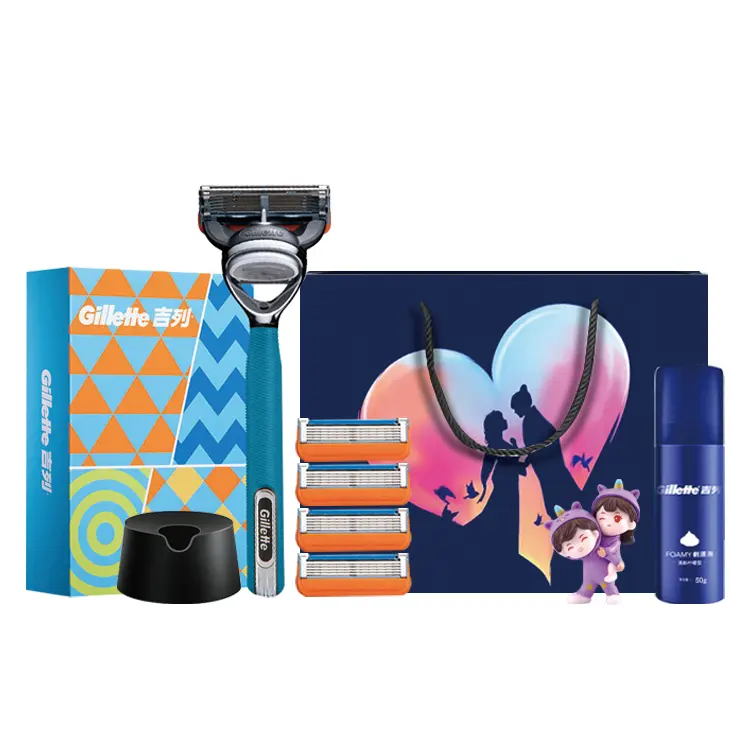 Фенгинь 5 ручной триммер для усов 1 держатель для ножей 4 режущие головки 1 основание, молодежная упаковка Gillette, Fengyin Lite 4+1 Qixi Festival Gift Set (Couple Ornament+Shaving Foam+Qixi Festival Shopping Bag)
Фенгинь 5 ручной триммер для усов 1 держатель для ножей 4 режущие головки 1 основание, молодежная упаковка Gillette, Fengyin Lite 4+1 Qixi Festival Gift Set (Couple Ornament+Shaving Foam+Qixi Festival Shopping Bag)