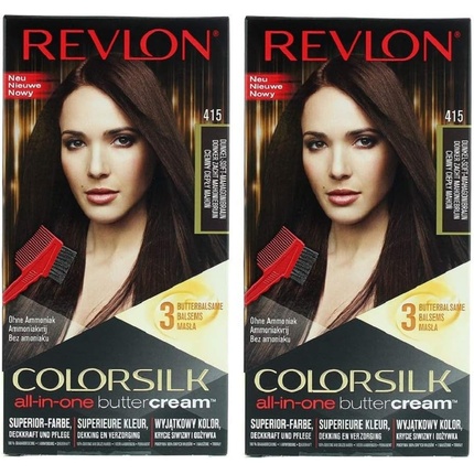 Colorsilk Buttercream Стойкая краска для волос Dark Soft Mahogany Revlon
Colorsilk Buttercream Стойкая краска для волос Dark Soft Mahogany Revlon