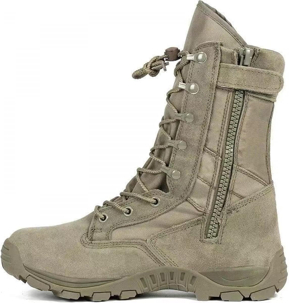 Мужские тактические военные боевые ботинки SWAT 8 дюймов Пустынные походные ботинки для трекинга, походов и работы на открытом воздухе с молнией MUTERUN
Мужские тактические военные боевые ботинки SWAT 8 дюймов Пустынные походные ботинки для трекинга, походов и работы на открытом воздухе с молнией MUTERUN